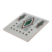 AD008 Art Deco Reproduction Ceramic Tile Tegeltje (Zijkant)