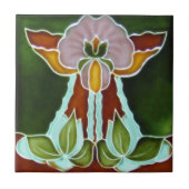 AD018 Art Deco Reproduction Ceramic Tile Tegeltje (Voorkant)