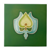 AD020 Art Deco Reproduction Ceramic Tile Tegeltje (Voorkant)
