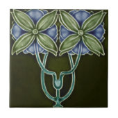 AD021 Art Deco Reproduction Ceramic Tile Tegeltje (Voorkant)