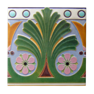 AD022 Art Deco Reproduction Ceramic Tile Tegeltje
