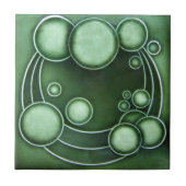 AD025 Art Deco Reproduction Ceramic Tile Tegeltje (Voorkant)