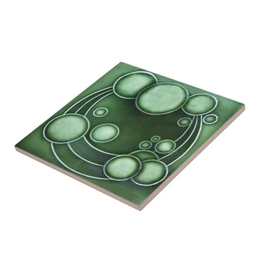 AD025 Art Deco Reproduction Ceramic Tile Tegeltje (Zijkant)