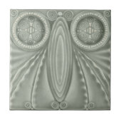 AD026 Art Deco Reproduction Ceramic Tile Tegeltje (Voorkant)