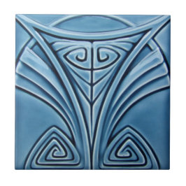 AD027 Art Deco Reproduction Ceramic Tile Tegeltje