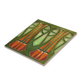 AD028 Art Deco Reproduction Ceramic Tile Tegeltje (Zijkant)