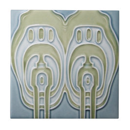 AD030 Art Deco Reproduction Ceramic Tile Tegeltje