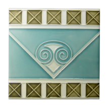 AD031 Art Deco Reproduction Ceramic Tile
