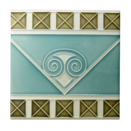 AD031 Art Deco Reproduction Ceramic Tile Tegeltje