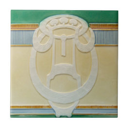 AD032 Art Deco Reproduction Ceramic Tile Tegeltje