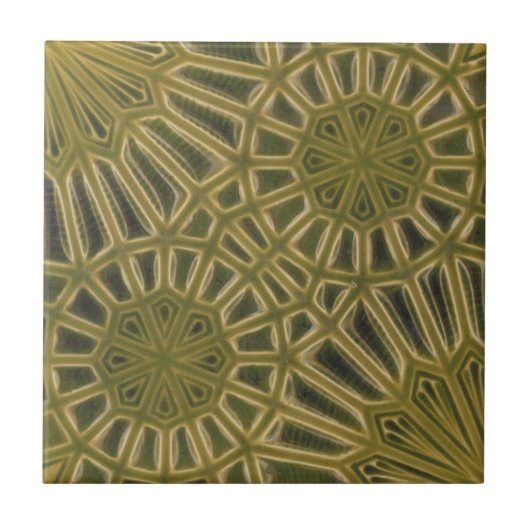 AD034 Art Deco Reproduction Ceramic Tile Tegeltje (Voorkant)