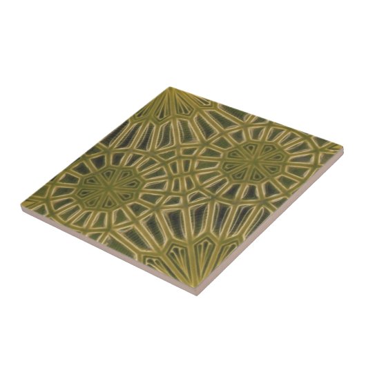 AD034 Art Deco Reproduction Ceramic Tile Tegeltje (Zijkant)
