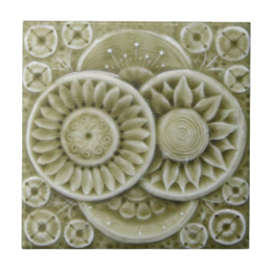 AD035 Art Deco Reproduction Ceramic Tile Tegeltje