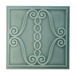 AD036 Art Deco Reproduction Ceramic Tile Tegeltje