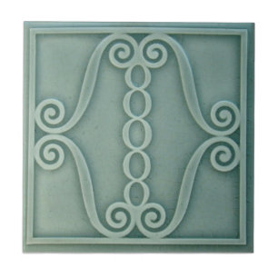 AD036 Art Deco Reproduction Ceramic Tile Tegeltje