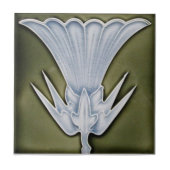 AD037 Art Deco Reproduction Ceramic Tile Tegeltje (Voorkant)