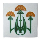 AD038 Art Deco Reproduction Ceramic Tile Tegeltje (Voorkant)