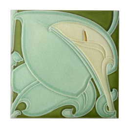 AD040 Art Deco Reproduction Ceramic Tile Tegeltje