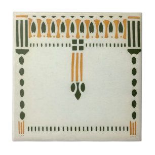 AD043 Art Deco Reproduction Ceramic Tile Tegeltje