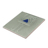 AD046 Art Deco Reproduction Ceramic Tile Tegeltje (Zijkant)