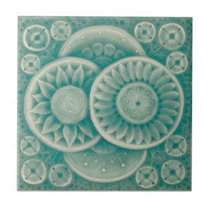 AD050 Art Deco Reproduction Ceramic Tile Tegeltje