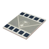 AD051 Art Deco Reproduction Ceramic Tile Tegeltje (Zijkant)