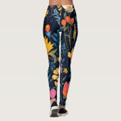 AD - 003 Bloemmotief Leggings (Achterkant)