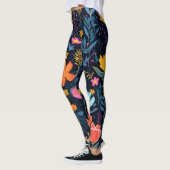 AD - 003 Bloemmotief Leggings (Links)