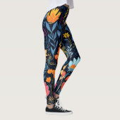 AD - 003 Bloemmotief Leggings (Rechts)