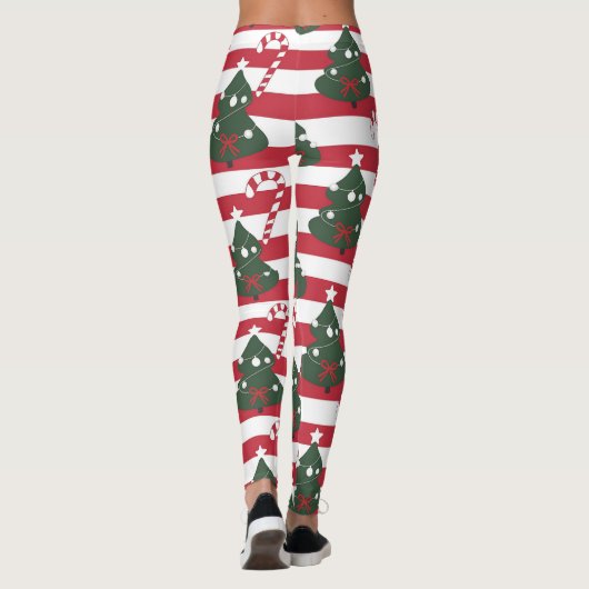 AD 003 - Digitale kerstpatroon Leggings (Achterkant)
