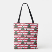 AD 003 - Kerst digitaal patroon Tote Bag (Achterkant)