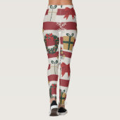 AD 004 - digitaal kerstpatroon Leggings (Achterkant)