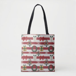 AD 004 - digitaal kerstpatroon Tote Bag
