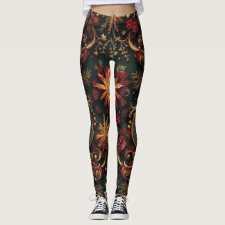 AD 014 - Kerst digitaal grafisch patroon Leggings