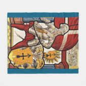 AD 1600 Zwitserse soldaat afdruk Fleece Deken (Voorkant (Horizontaal))