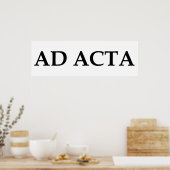 Ad acta poster (Keuken)