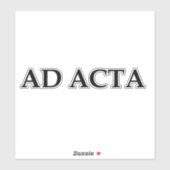Ad acta sticker (Vel)