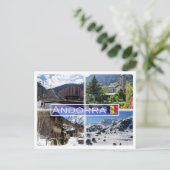AD Andorra - bergen - Briefkaart (Staand voorkant)