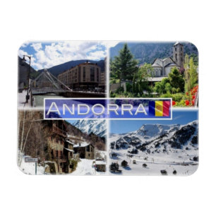 AD Andorra - bergen - Magneet