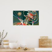 Ad Astra Per Aspera - Groen Poster (Keuken)