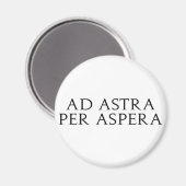 Ad Astra Per Aspera Magneet (Voorkant / Achterkant)