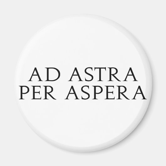 Ad Astra Per Aspera Magneet (Voorkant)