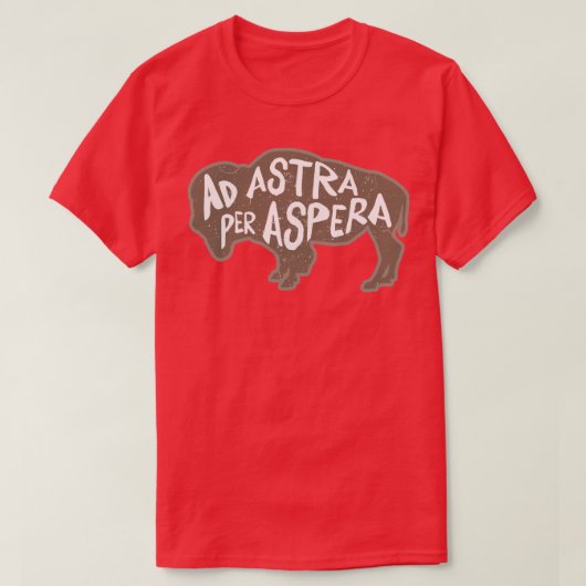 Ad Astra Per Aspera T-shirt (Design voorkant)