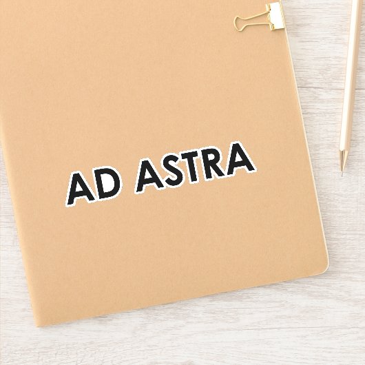 Ad astra sticker (Notitieboek)