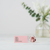 AD- Cherry Blossom Profile cards Mini Visitekaartje (Staand voorkant)