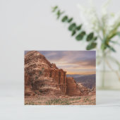 Ad Deir, Petra, Jordan Ancient Rock Building Briefkaart (Staand voorkant)