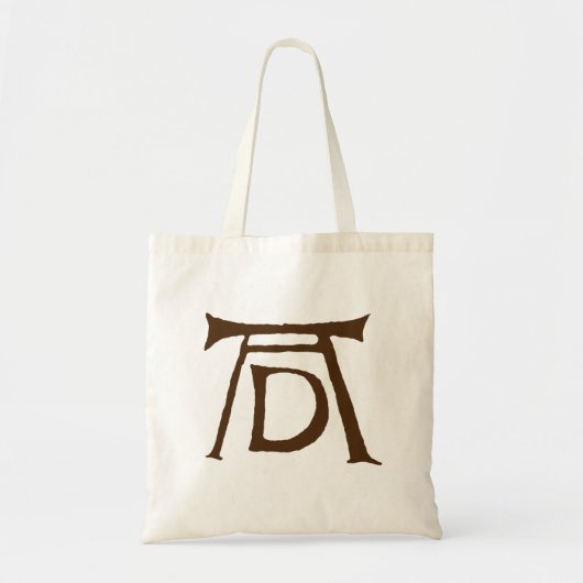 AD Durer Monogram Tote Bag (Voorkant)