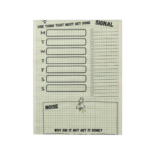 ad en Boo-jee Gothic Planner Sticker Notitieblok (Linkerzijde)