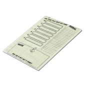 ad en Boo-jee Gothic Planner Sticker Notitieblok (Schuin)