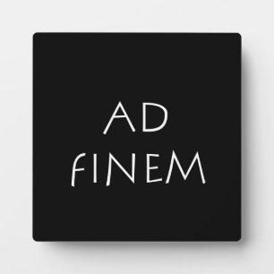 Ad finem fotoplaat